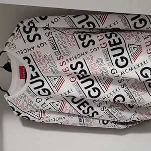 Guess Large Print Logo Sweater